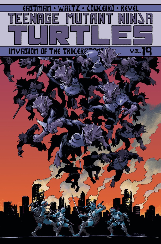 TMNT ONGOING 19 INVASION OF THE TRICERATONS
