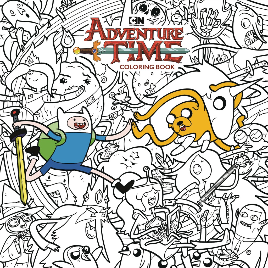 ADVENTURE TIME ADULT COLORING BOOK