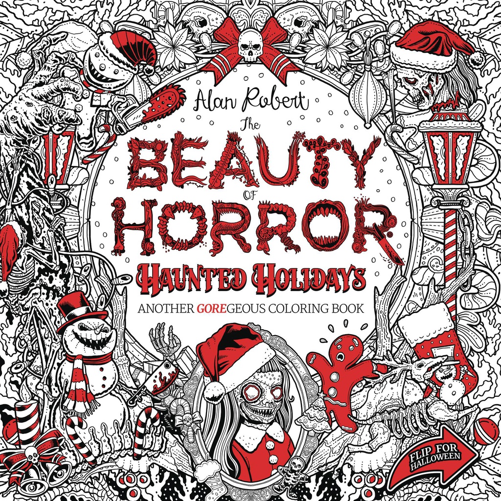 BEAUTY OF HORROR HAUNTED HOLIDAYS COLORING BOOK