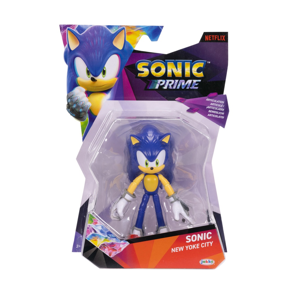 SONIC PRIME - WAVE 4 - SONIC (NEW YOKE CITY) 5 INCH ACTION FIGURE