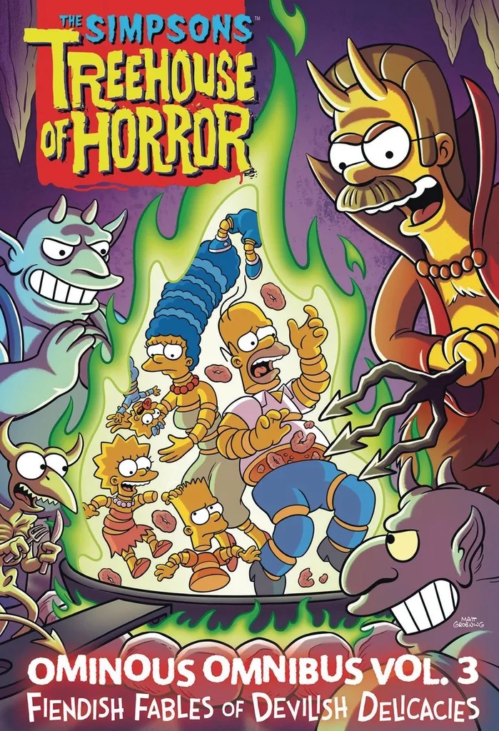 SIMPSONS TREEHOUSE OF HORROR OMINOUS OMNIBUS 3 FIENDISH FABLES