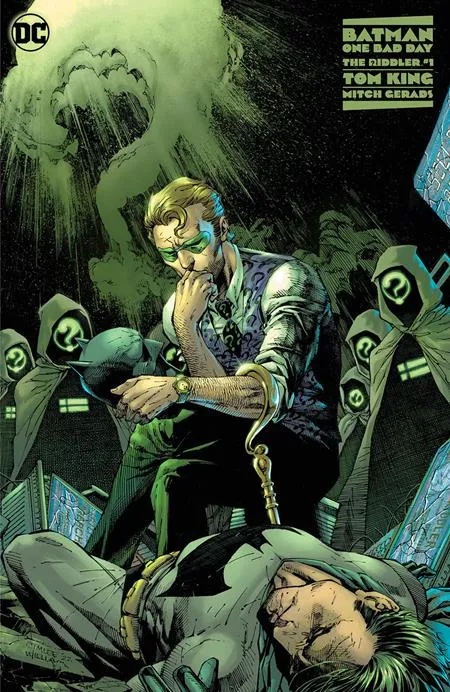 BATMAN DAY 2024 - BATMAN ONE BAD DAY THE RIDDLER VARIANT DUST JACKET (MR)