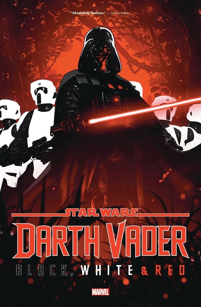 STAR WARS DARTH VADER BW & RED