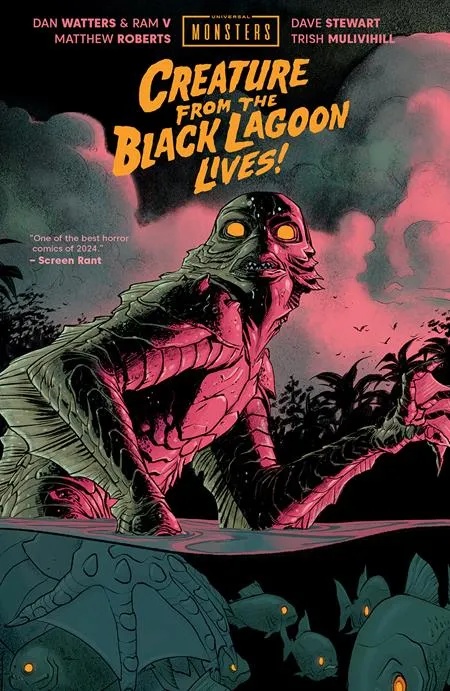 UNIVERSAL MONSTERS CREATURE FROM THE BLACK LAGOON LIVES BOOK MARKET MATTHEW ROBERTS & DAVE STEWART CVR