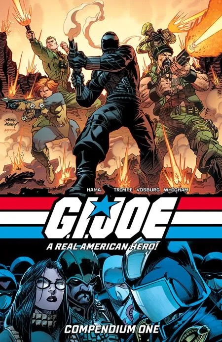 GI JOE A REAL AMERICAN HERO COMPENDIUM 1 BOOK MARKET ANDY KUBERT & BRAD ANDERSON CVR