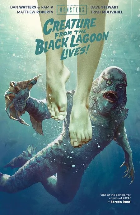 UNIVERSAL MONSTERS CREATURE FROM THE BLACK LAGOON LIVES DIRECT MARKET EXCLUSIVE JOSHUA MIDDLETON CVR