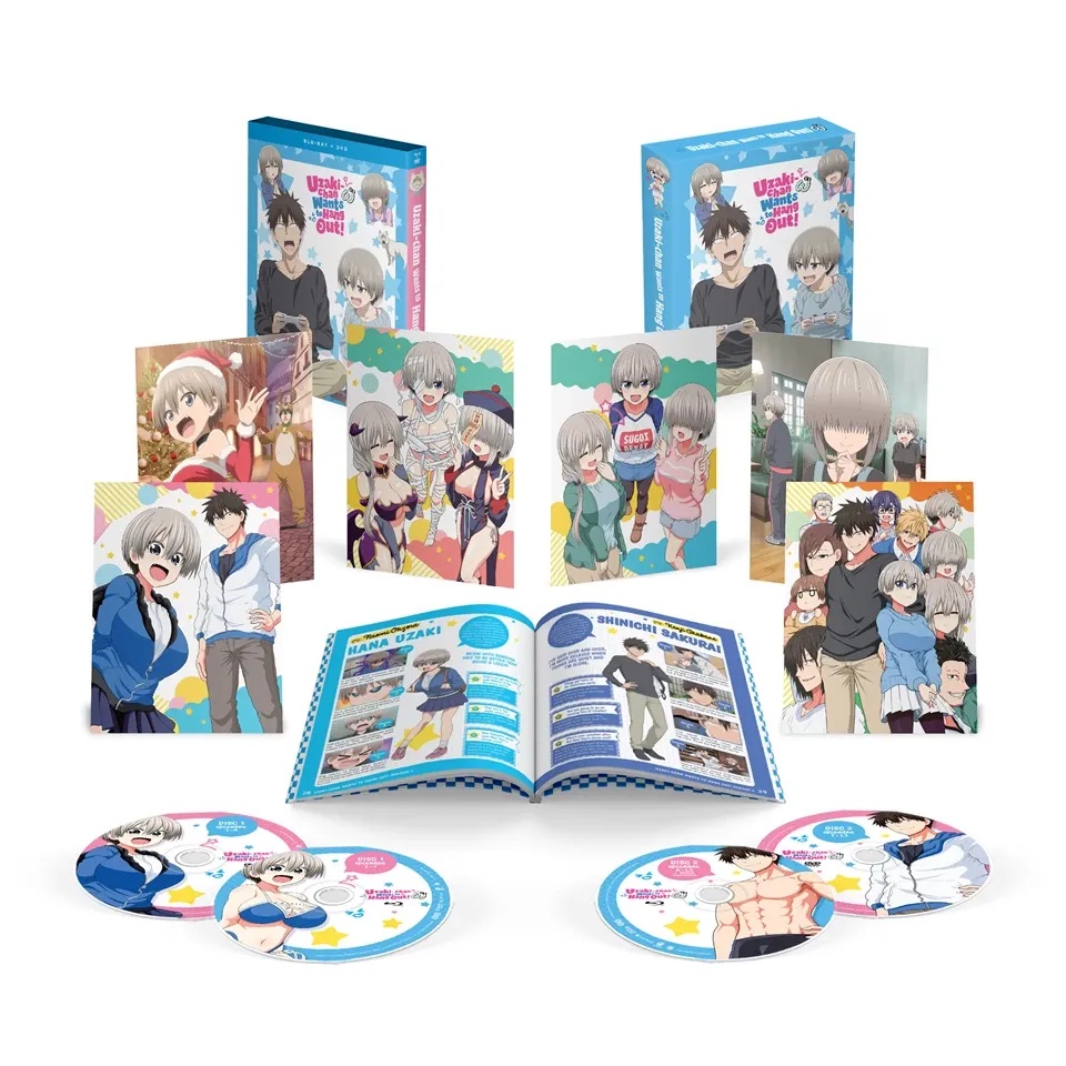 UZAKI CHAN WANTS TO HANG OUT Season 2 DVD/Blu-ray Combi