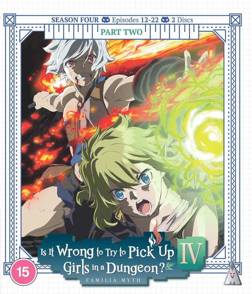 IS IT WRONG TO TRY TO PICK UP GIRLS IN A DUNGEON Season 4 Part Two Blu-ray