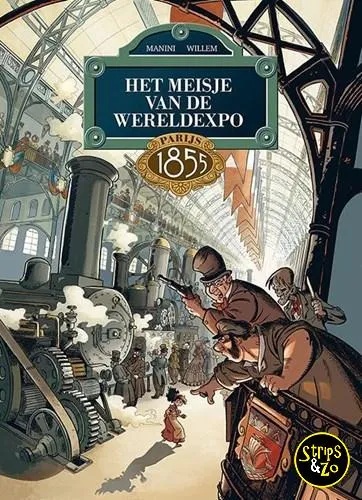 Meisje van de Wereldexpo 1 Parijs, 1855