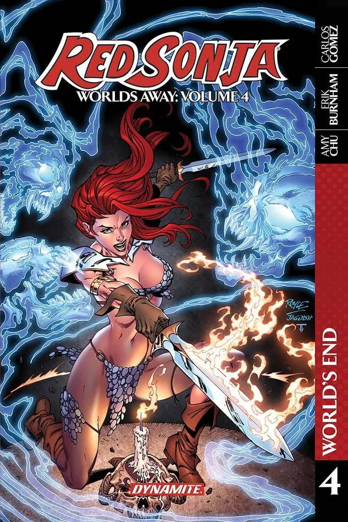 RED SONJA WORLDS AWAY 4 BLADE SKATH