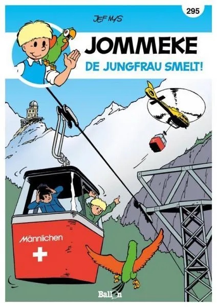 Jommeke new look & feel 295 De Jungfrau smelt !