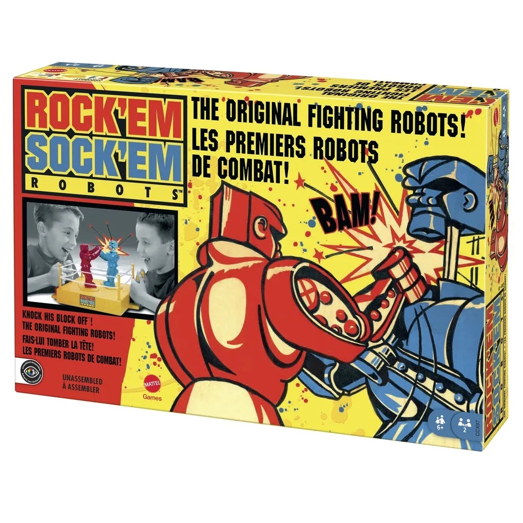 ROCK EM SOCK EM ROBOTS BOARD GAME