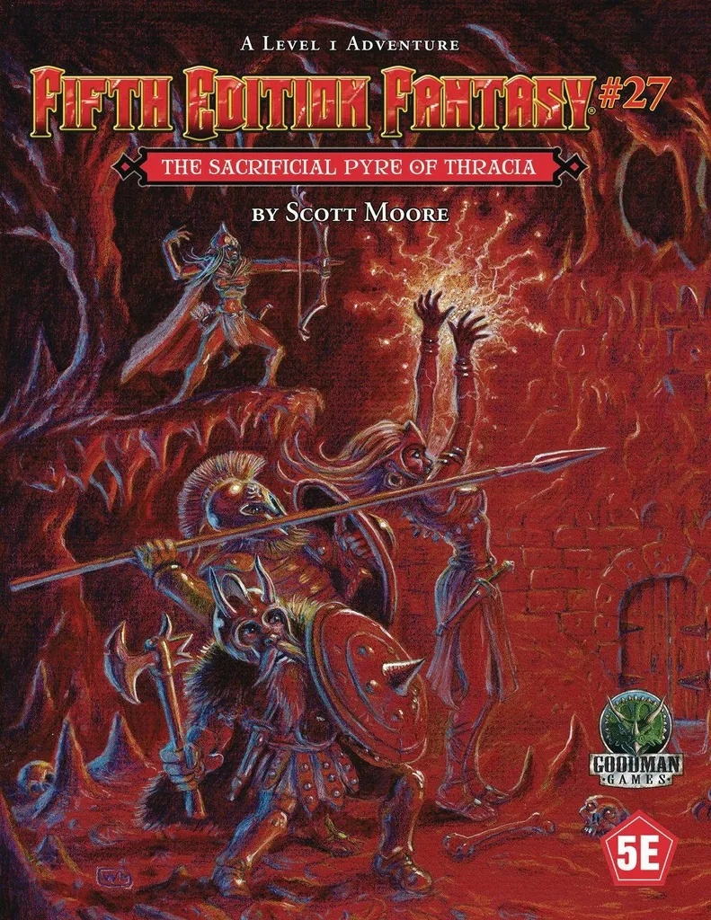 FIFTH ED FANTASY 27 SACRIFICIAL PYRE OF THRACIA SC