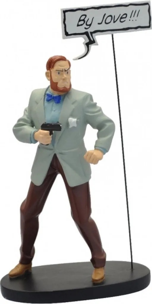 Blake and Mortimer Comics Speech Collection - Mortimer Statue