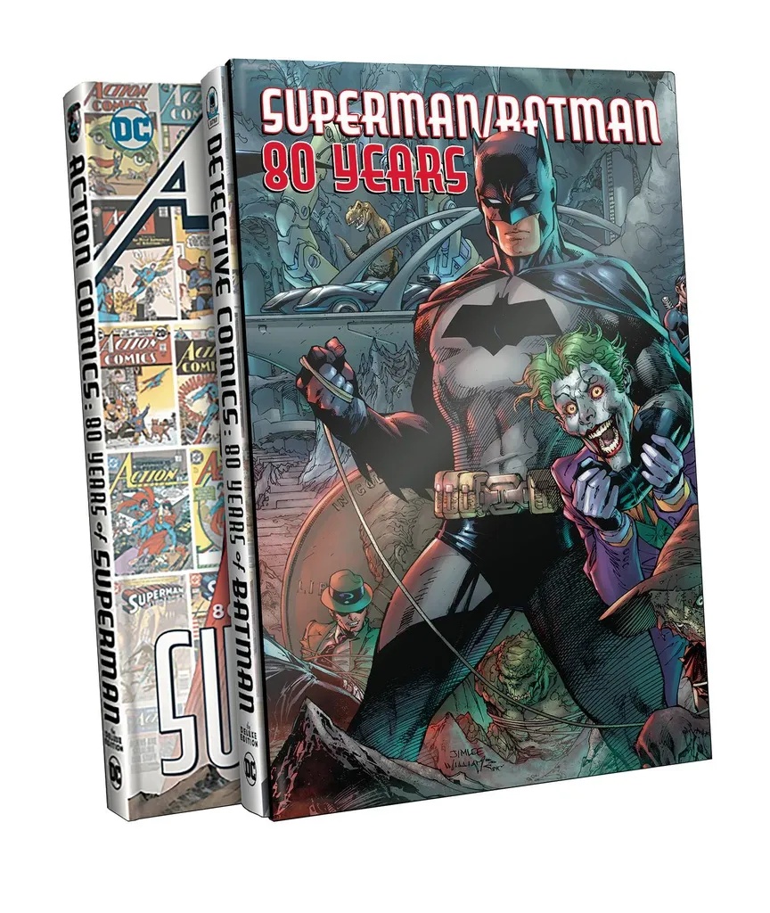 SUPERMAN BATMAN 80 YEARS SLIPCASE SET