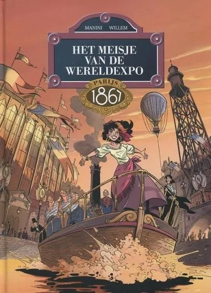 Meisje van de Wereldexpo 2 Parijs 1867