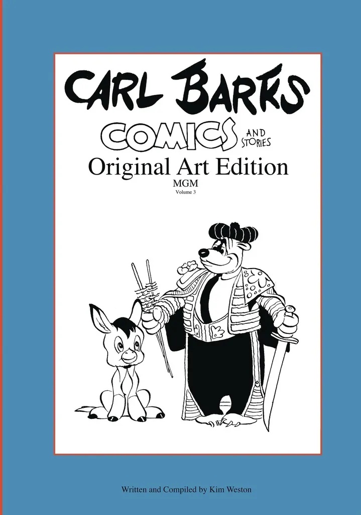 CARL BARKS COMIC & STORIES ORIG ART ED MGM 3