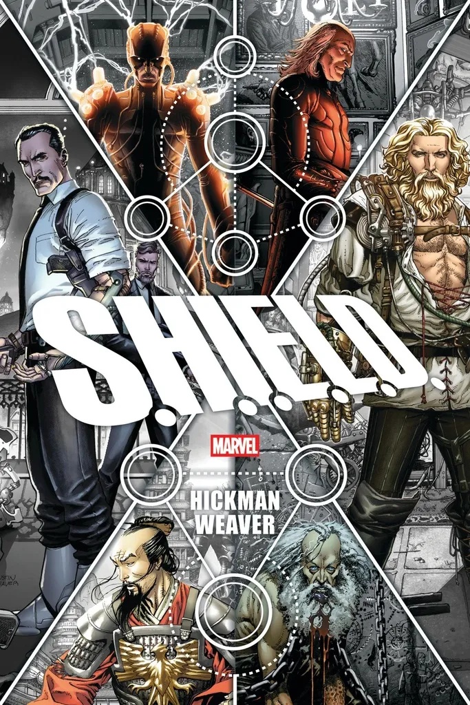 SHIELD BY HICKMAN & WEAVER OMNIBUS DUSTIN WEAVER DM VAR