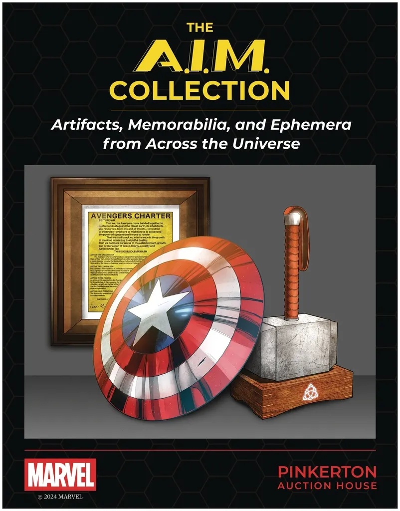 MARVEL AIM COLLECTION ARTIFACYS MEMORABILIA EPHEMERA