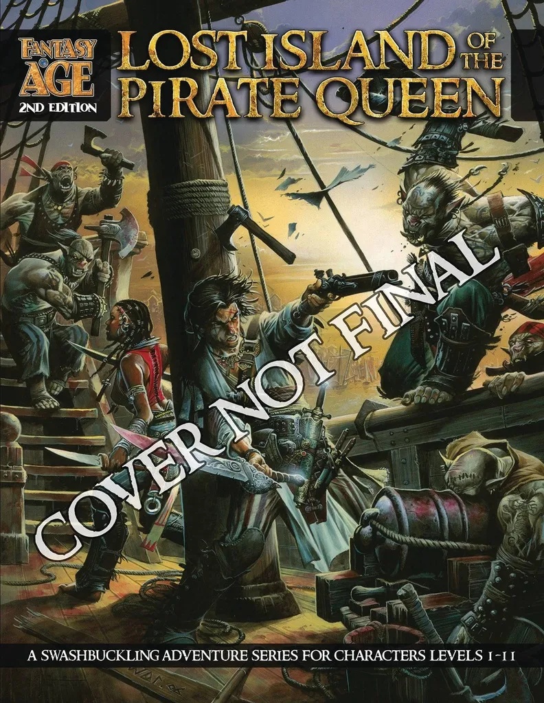 FANTASY AGE RPG LOST ISLAND PIRATE QUEEN