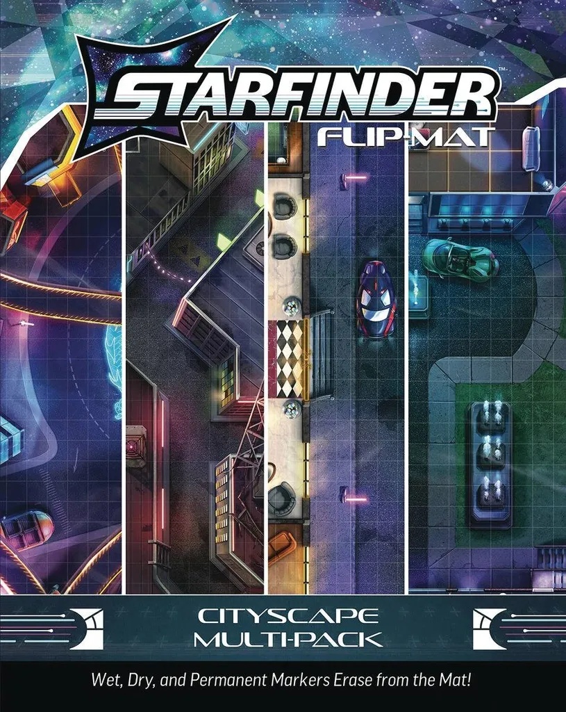 STARFINDER FLIP-MAT CITYSCAPE MULTI-PACK