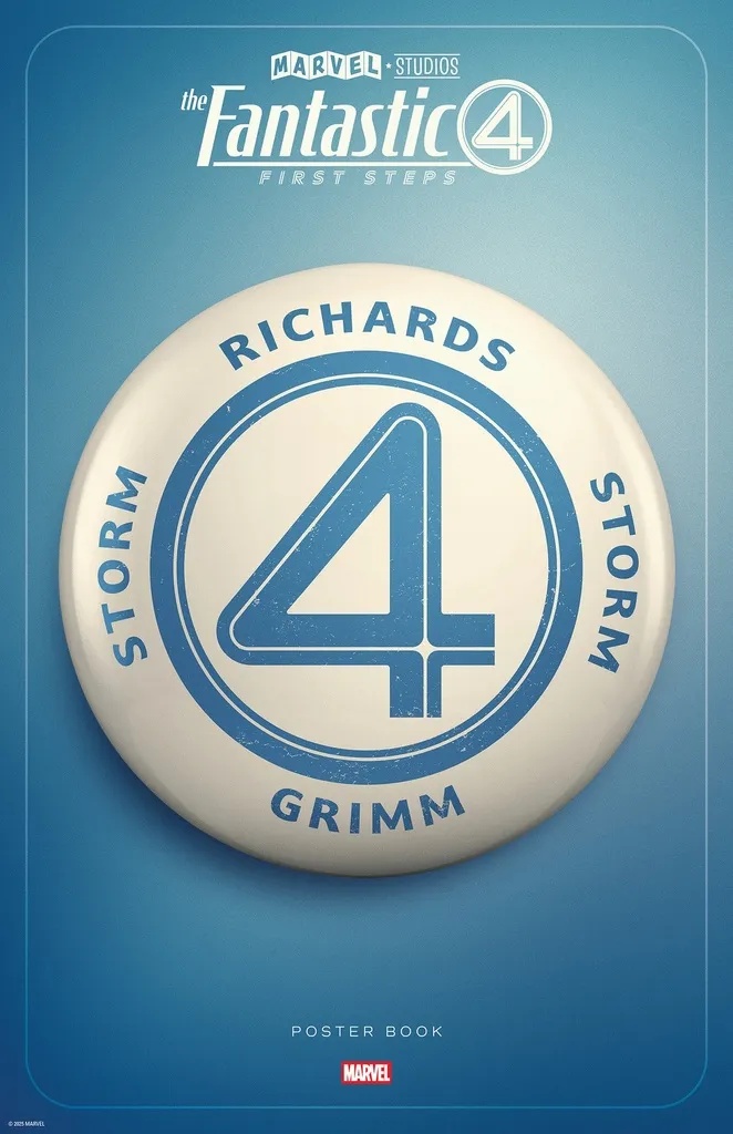 MARVEL STUDIOS FANTASTIC FOUR FIRST STEPS POSTER BOOK