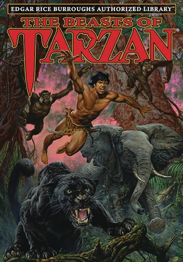ERB AUTHORIZED LIBRARY TARZAN 3 BEASTS OF TARZAN
