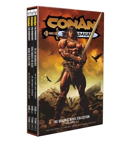 CONAN THE BARBARIAN VOL 01-03 SLIPCASE SET REGULAR EDITION MIKE DEODATO (MR)