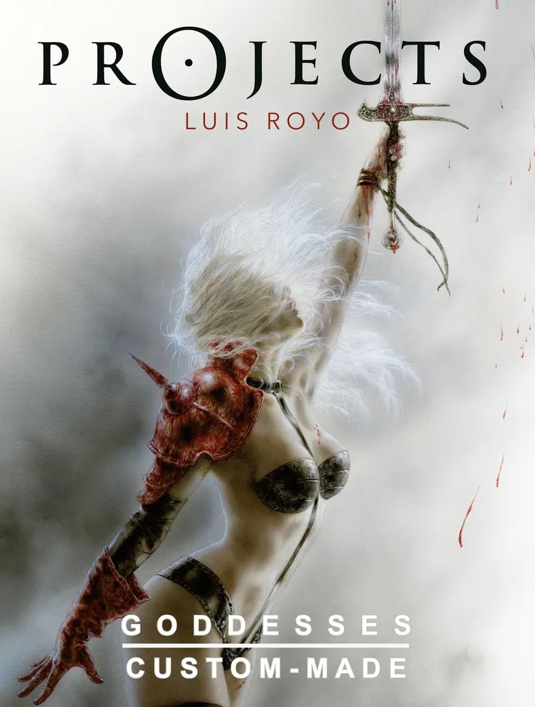 PROJECTS GODDESSES LUIS ROYO ARTBOOK