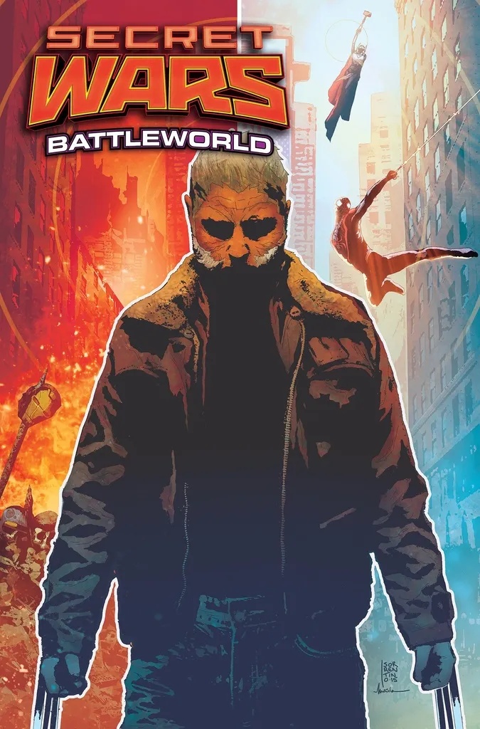 SECRET WARS BATTLEWORLD OMNIBUS 3 ANDREA SORRENTINO COVER [DM ONLY]