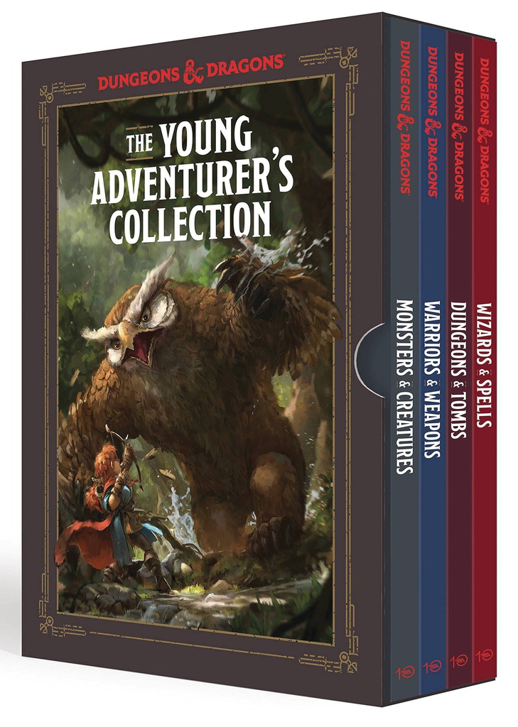 DUNGEONS & DRAGONS YOUNG ADVENTURERS GUIDE COLLECTION 4 BOOK BOX SET