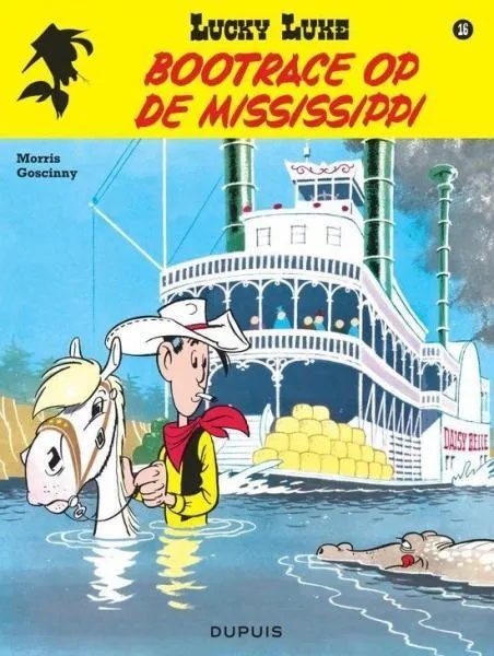 Lucky Luke 16 Bootrace op de Mississipi