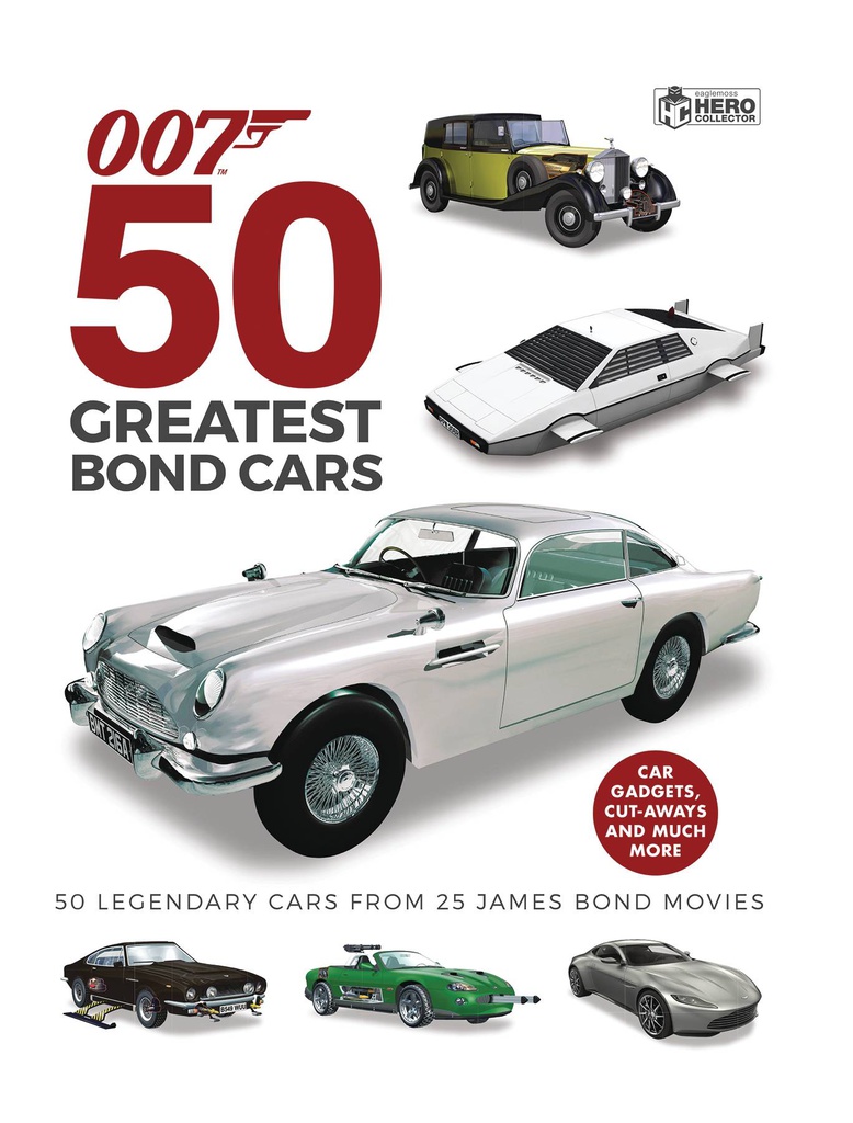 JAMES BOND 50 GREATEST BOND CARS