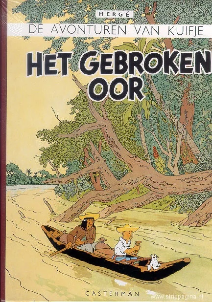 Kuifje Facsimile Kleur 6 Het gebroken oor