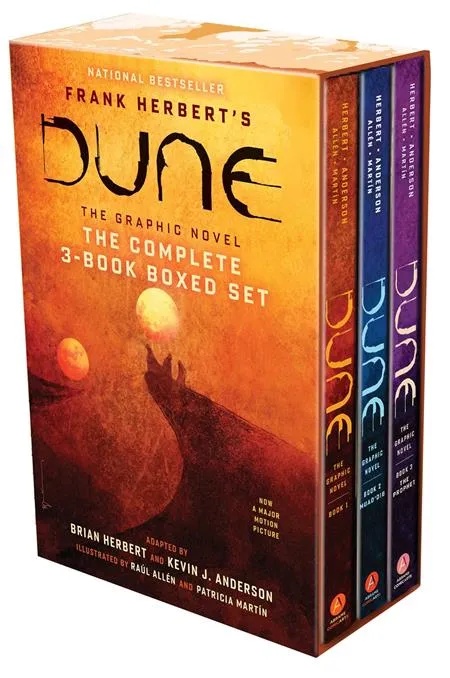 DUNE THE GRAPHIC NOVEL THE COMPLETE 3 BOOK BOXED SET DUNE MUAD'DIB AND THE PROPHET