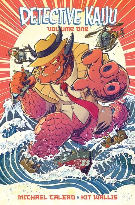 DETECTIVE KAIJU 1 CVR B JON SOMMARIVA VAR