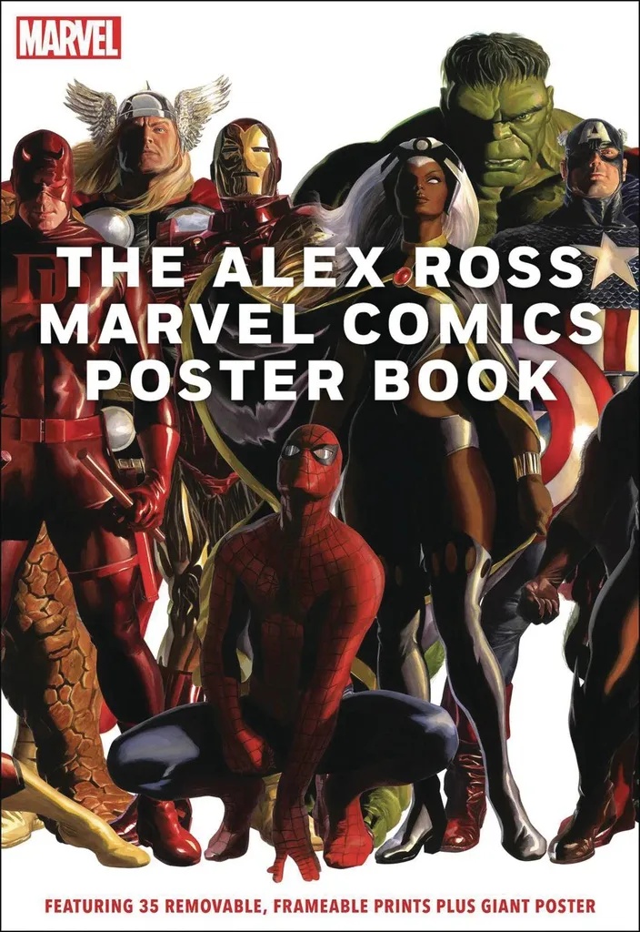 ALEX ROSS MARVEL COMICS POSTER BOOK