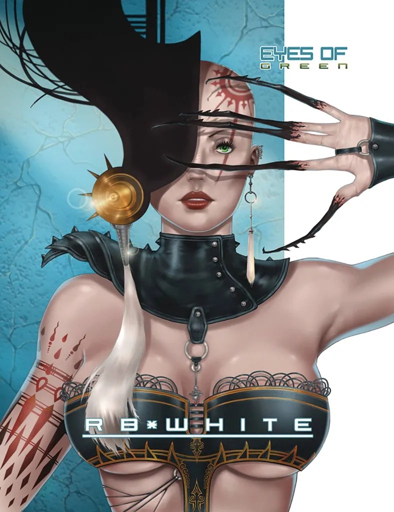 EYES OF GREEN ART OF RB WHITE
