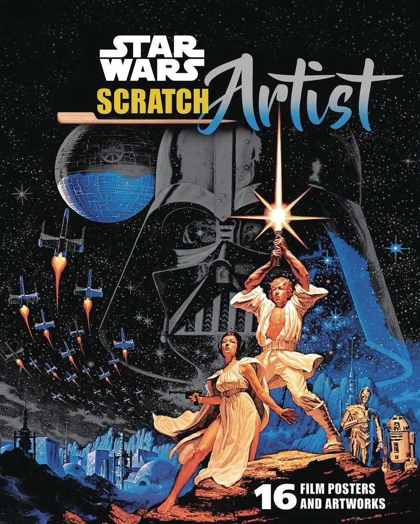 STAR WARS SCRATCH ARTIST CLASSIC MOVIE POSTERS