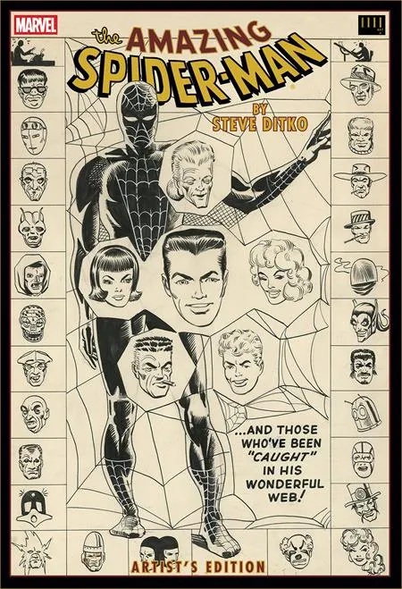 AMAZING SPIDER MAN BY STEVE DITKO ARTISTS EDITION DIRECT MARKET EXCLUSIVE WEB CVR