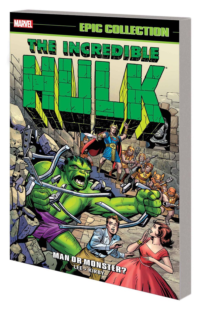 INCREDIBLE HULK EPIC COLLECTION MAN OR MONSTER NEW PTG