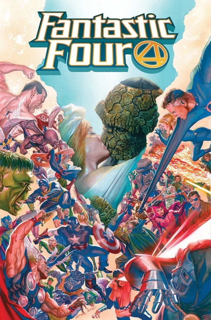 FANTASTIC FOUR BY DAN SLOTT OMNIBUS 1 ALEX ROSS COVER [DM ONLY]