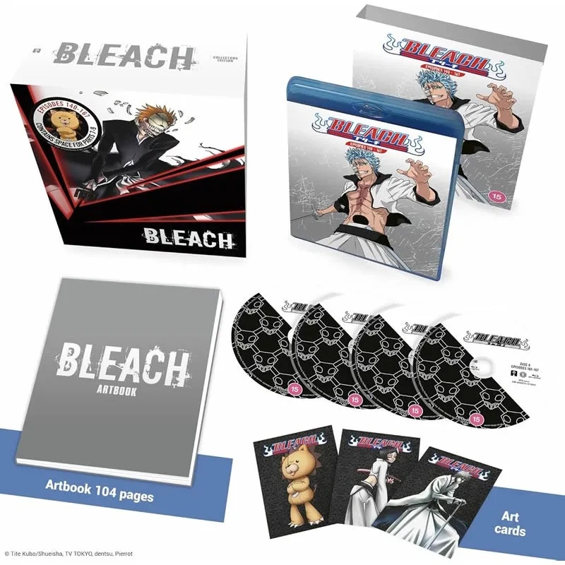BLEACH Part 6 Collector's Set Limited Edition Blu-ray (with box for 5 parts)