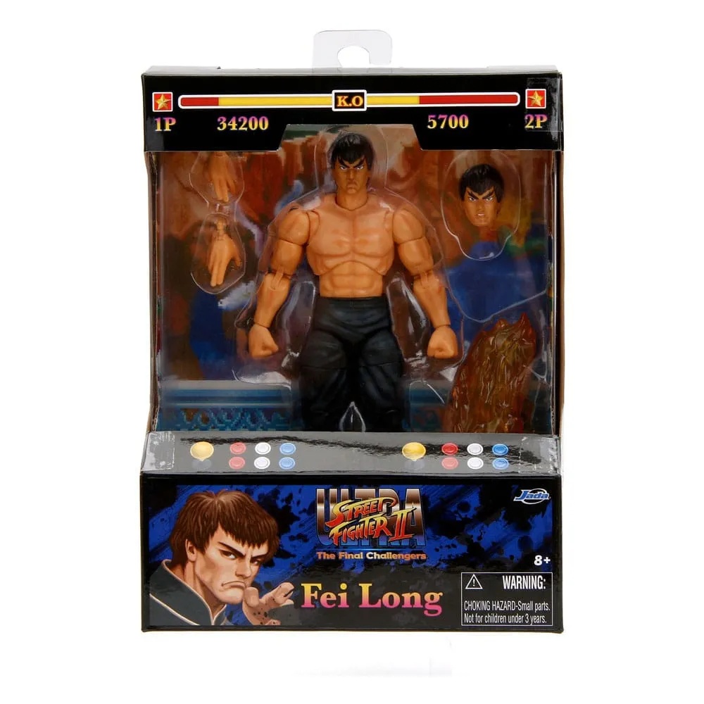ULTRA STREET FIGHTER II/ THE FINAL CHALLENGERS ACTION FIGURE 1/12 FEI LONG 15 CM