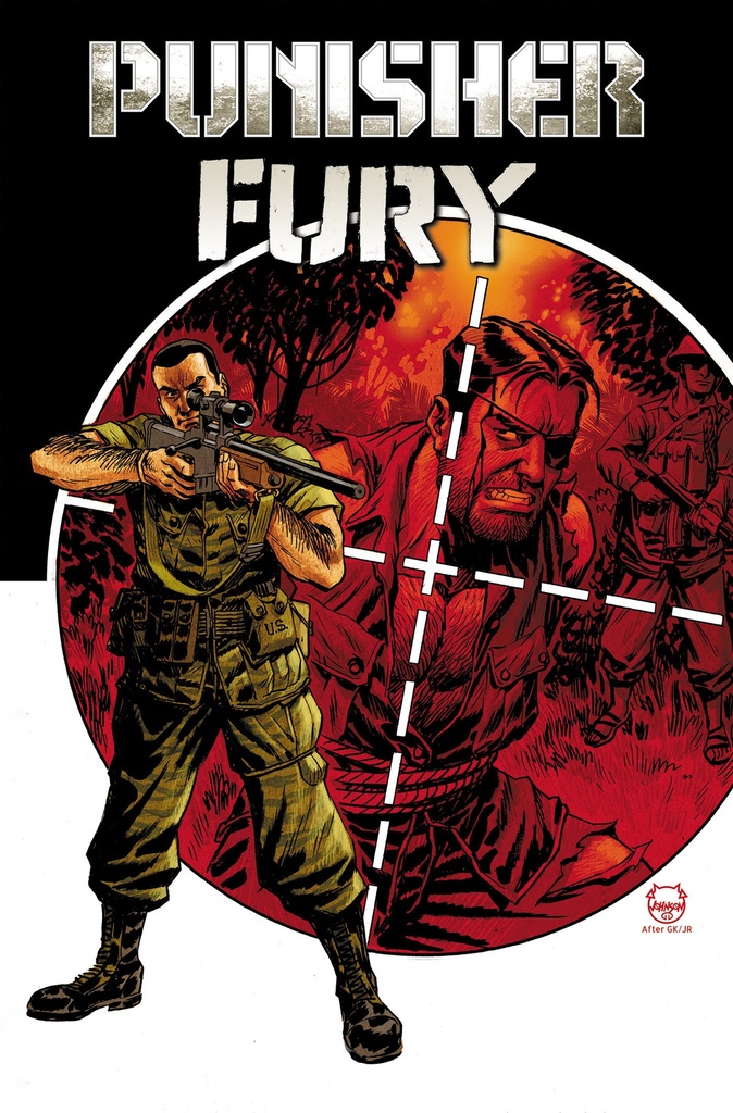 PUNISHER & FURY MAX BY GARTH ENNIS OMNIBUS DAVE JOHNSON COVER