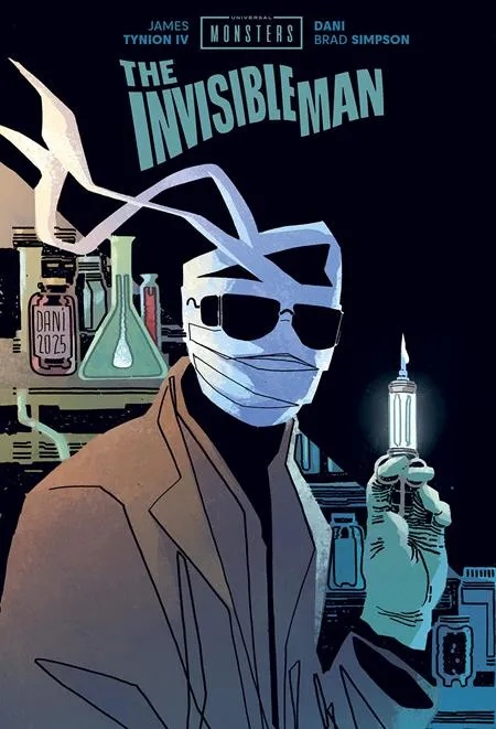 UNIVERSAL MONSTERS THE INVISIBLE MAN DANI & BRAD SIMPSON CVR