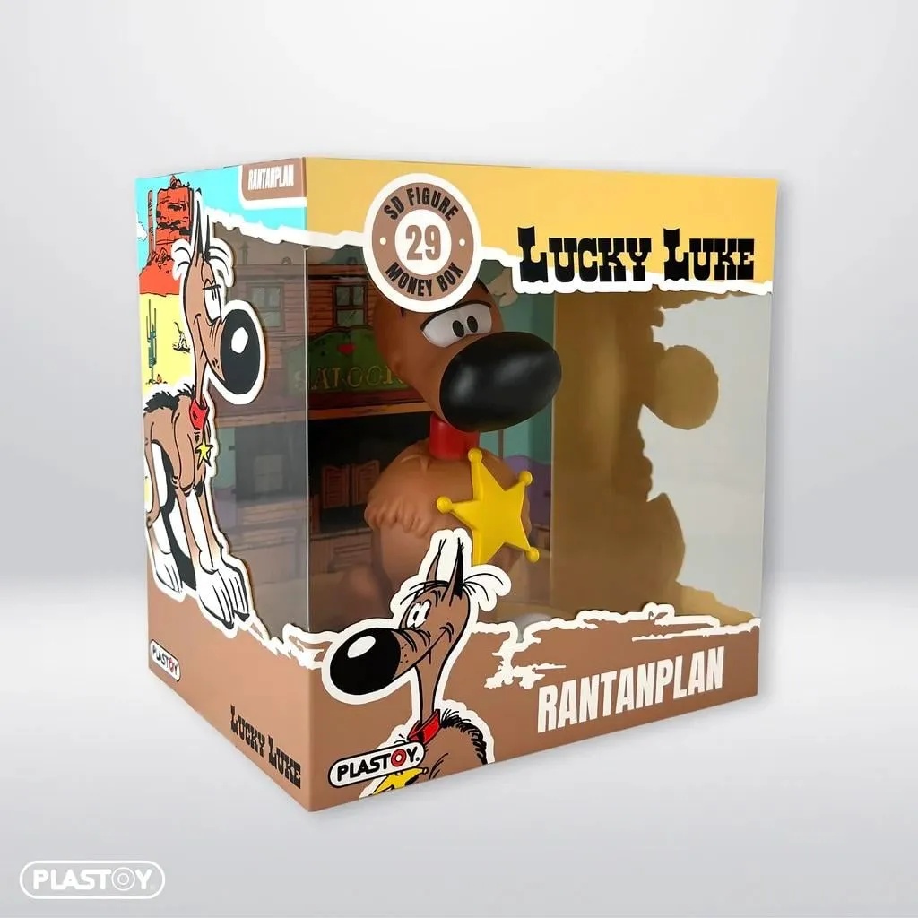 LUCKY LUKE RANTANPLAN MONEY BOX PVC 16CM