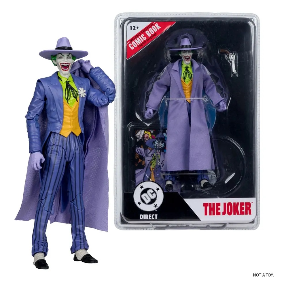 DC DIRECT PAGE PUNCHERS ACTION FIGURE THE JOKER (CRISIS ON INFINITE EARTHS) 18 CM