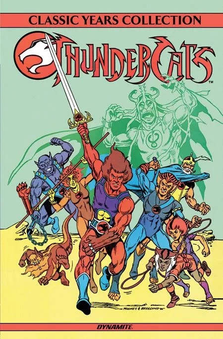 THUNDERCATS CLASSIC YEARS COLLECTION OMNIBUS CLASSIC COVER SIGNED BY LARRY KENNEY