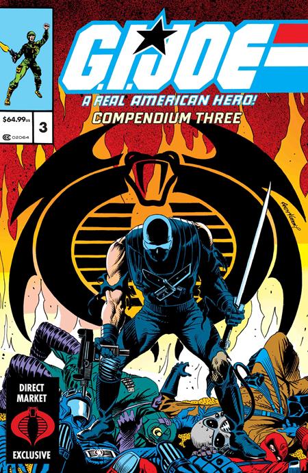 GI JOE A REAL AMERICAN HERO COMPENDIUM 3 DIRECT MARKET EXCLUSIVE ANDY KUBERT CVR